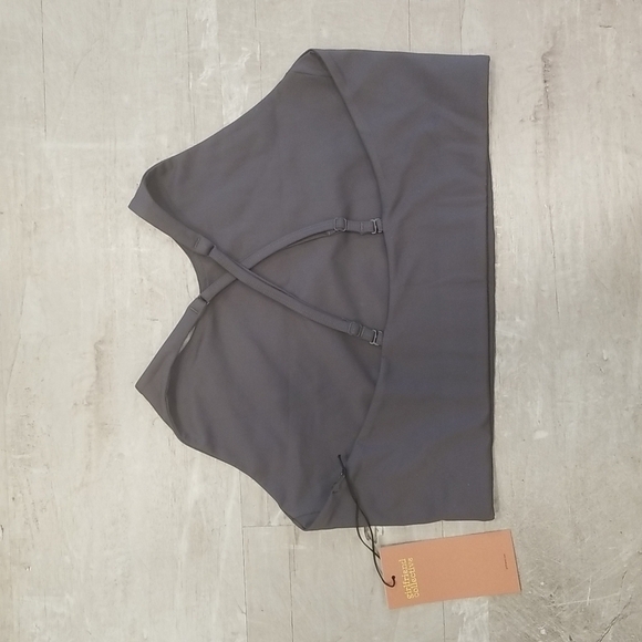 💕GIRLFRIEND COLLECTIVE💕 Topanga Bra ~ Moon Charcoal Gray Dark Gray XXL NWT - Picture 10 of 14